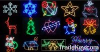 hot design led motif light commercial christmas decorative rope light