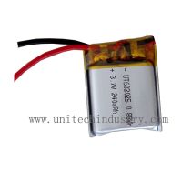 Li-polymer battery lipo battery 602025 3.7V 240mAh