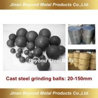 Cast grinding balls
