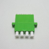 LC/APC Quadplex fiber optic adapter