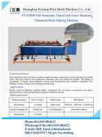 Full Automatic Chain Link Fence Machine for sale