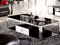 Economic Deluxe Glass Rectangle Coffee Table (CJ-9011)