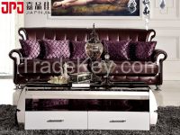 Luxury Glass Hotel & Home Tea Table with glass counter top(CJ-9006)