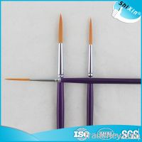 artist paint brush professional ox ear hair long pointed round artist