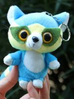 Sell plush promotion owl  keychain