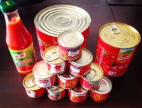 Supply various kinds of canned vegetables and fruits, esp.tomato paste!