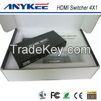 Factory sales 3D HD 1080P 4x1 4 ports HDMI switch