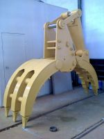 Sell excavator stone grapple