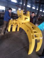 Sell excavator wood grab