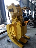 Sell excavator log grapple