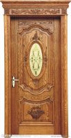 solid wood door; China wood door;