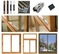 High Quality Aluminum  Window with Double Glass; aluminum casement window; aluminum sash window;