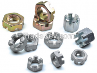 High quality stainless steel slotted round nut