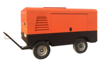 Portable twin screw air compressor for industry