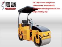 Full hydraulic 3T double drum vibratory road rollers