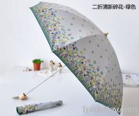 Fashion flowers print popular lady umbrella