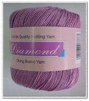 92% mecerized cotton 8% lurex knitting yarn
