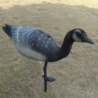 Flocked decoy goose for hunter hunting