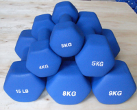 Fixed Weight Hex Neoprene Coated Dumbbell Bs-2004