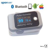 Oled screen fingertip bluetooth pulse oximeter