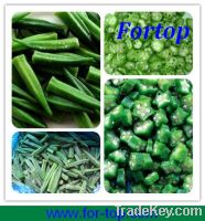 New Crop Frozen Okra Cuts and IQF Whole Okra