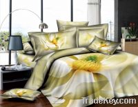stock 3D 100% cotton bedding set