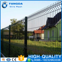 wholesale cheap security pvc coated metal electric iron fence