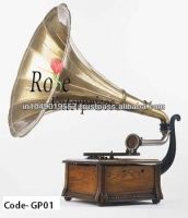 Nautical Brass antique Gramophone Sound produce