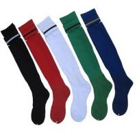 Stripe knee high football socks