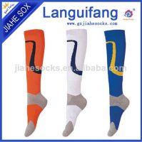 2014 New Style Hot Sale Custom Cotton Football Socks