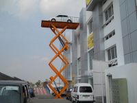 stationary hydraulic scissor car lift