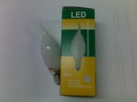E14 SES LED Glass Candle Bulb 2w3w Warm White