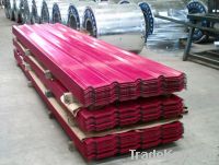 Corrugated steel sheet