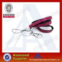 Sell Newest design rhinestone lanyard with keychain