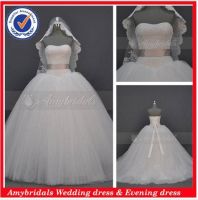 AM346a Sweetheart neckline ball gown purple and white wedding dresses with long trains