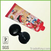 Plastic tube for body lotion with fip top cap