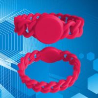 RFID silicone wristband tag