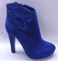 high heeled woman boots