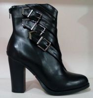 high heeled woman boots
