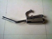 Off-road motorcycle muffler