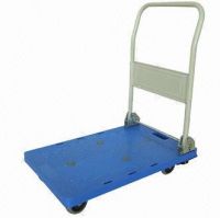 Foldable Platform Hand Truck with 140mm Platform Height and 100kg Capacity