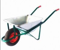 Galvanized Tray Wheelbarrow with 61.1L Water Capacity