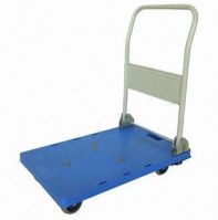 Foldable Platform Hand Truck with 140mm Platform Height and 100kg Capacity