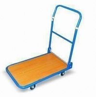 Foldable Platform Hand Truck with Pb-free/UV-resistant Powder Coating and 200kg Loading Capacity