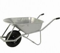 Steel Tray Wheelbarrow with 150kg Loading and 85L Water Capacities