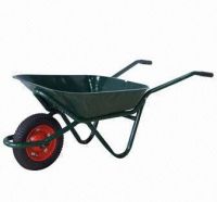 Steel Tray Wheelbarrow with 130kg Loading and 60kg Water Capacities