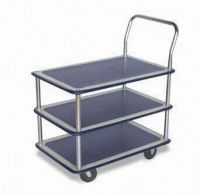 Platform Hand Truck with Double Layer and Non-slip PVC Mat