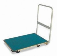 Foldable Platform Hand Truck with 150kg Capacity and 4-inch PU Wheel
