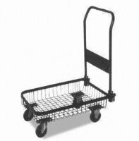 Easy Basket Platform Hand Truck with 4-inch PU Wheel