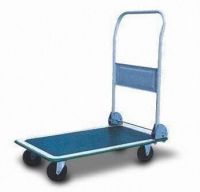 Foldable Platform Hand Truck with 150kg Loading Capacity and 4-inch PU Wheels